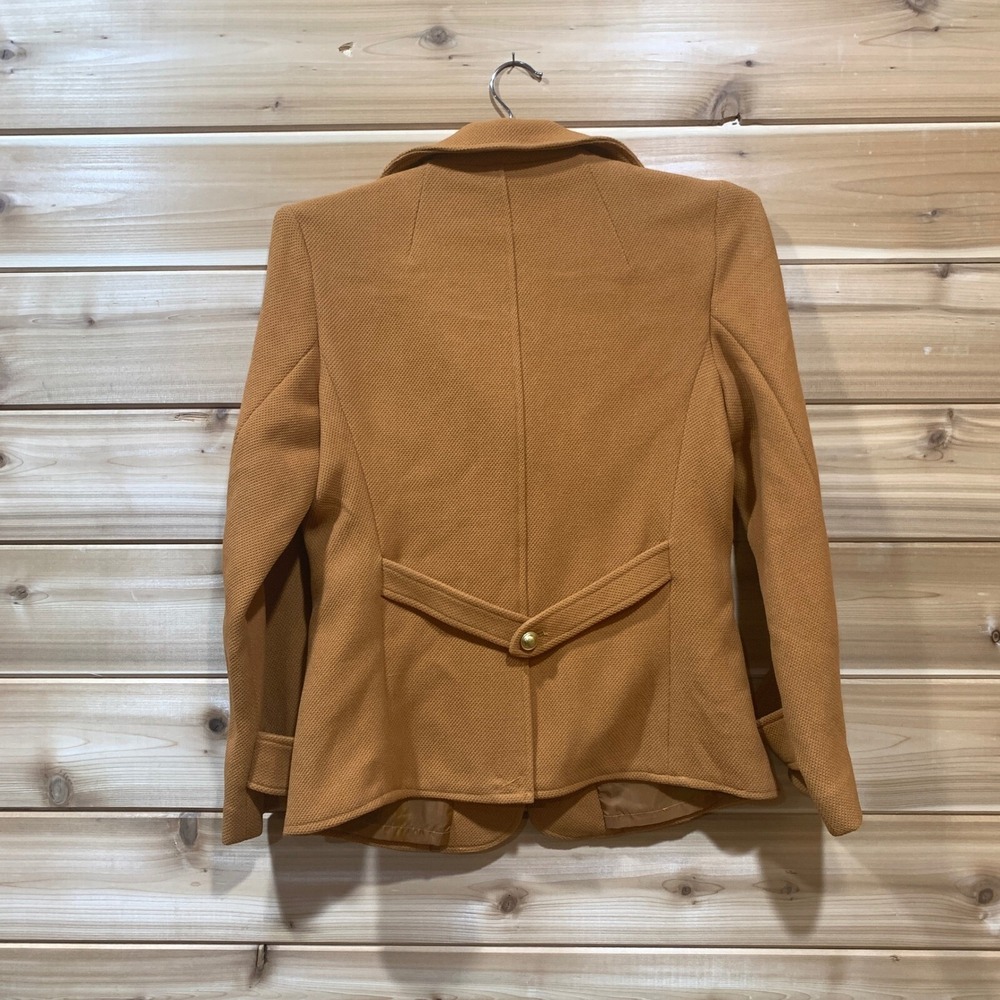 Joan Rivers Blazer Jacket Gold Button Pockets Collared Blazer Jacket XS - Picture 5 of 10
